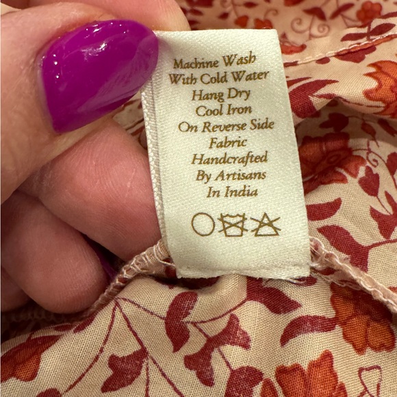 NWOT Christy Dawn The Brooklyn Dress in Mandarin Ditsy Field Size 2X - Picture 12 of 12